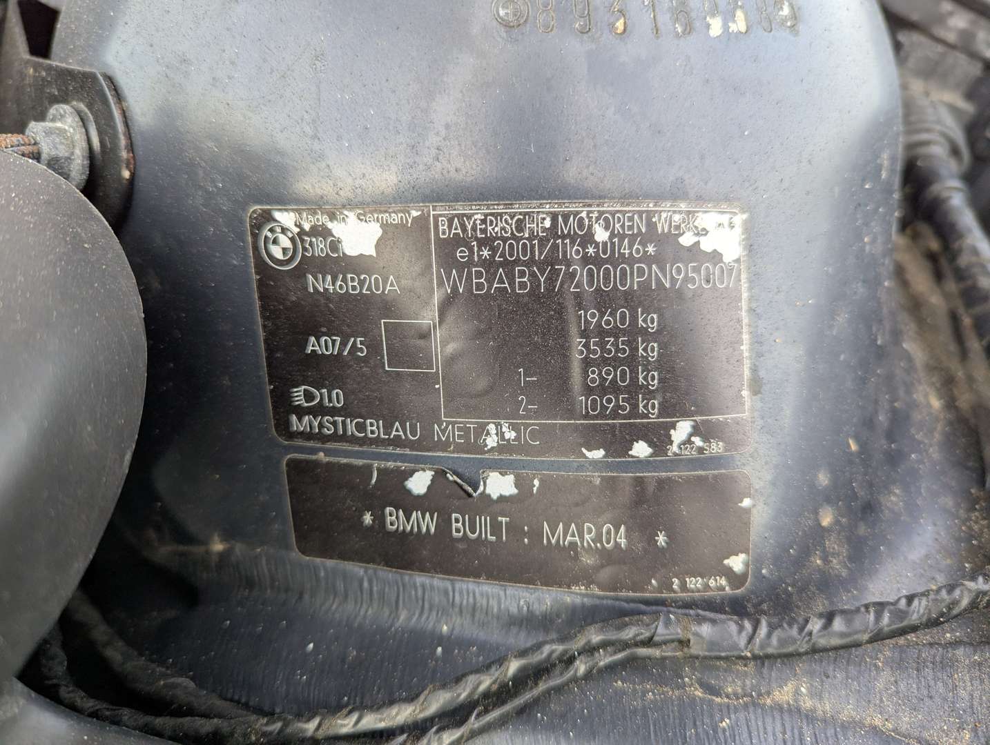 <p>2004 BMW 318CI SE E46 AUTO CONVERTIBLE</p>