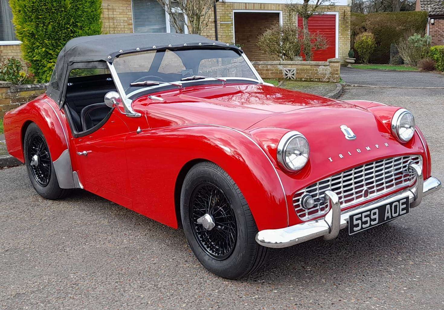 <p>1959 TRIUMPH TR3A</p>