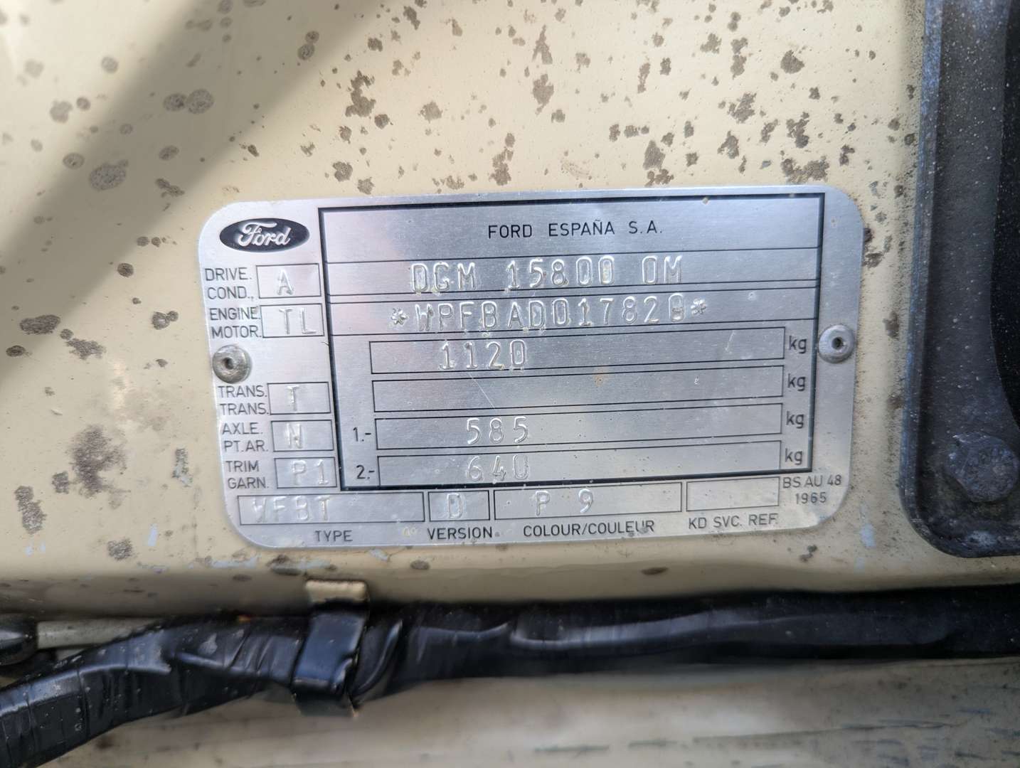 <p>1980 FORD FIESTA L</p>