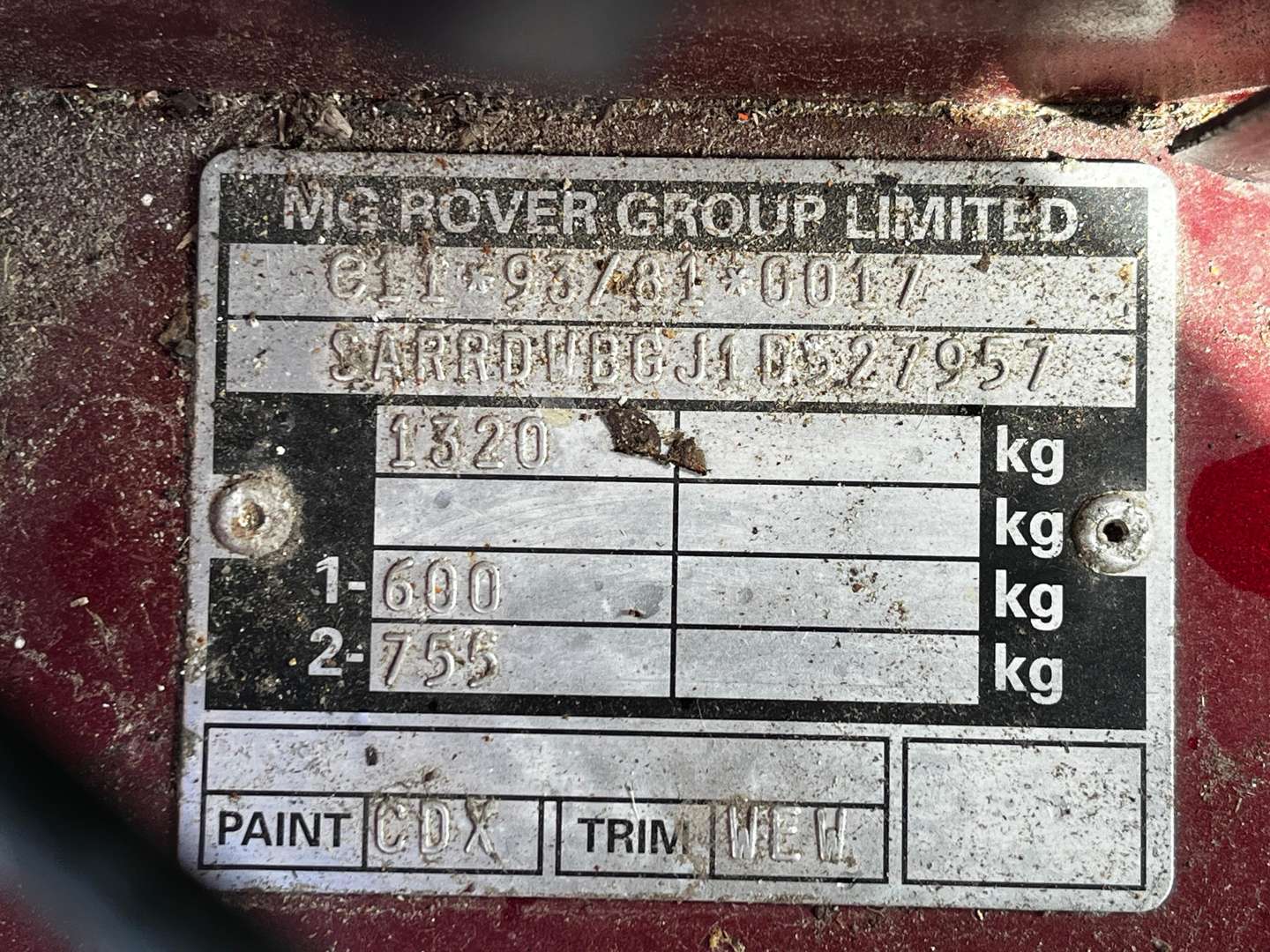 <p>2001 MG F STEPTRONIC</p>