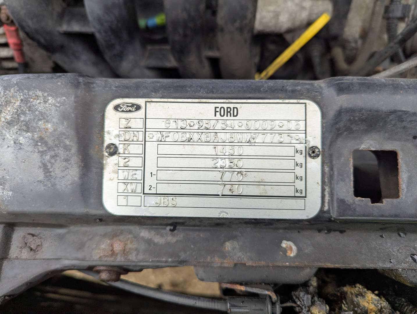 <p>1999 FORD FIESTA ZETEC&nbsp;</p>