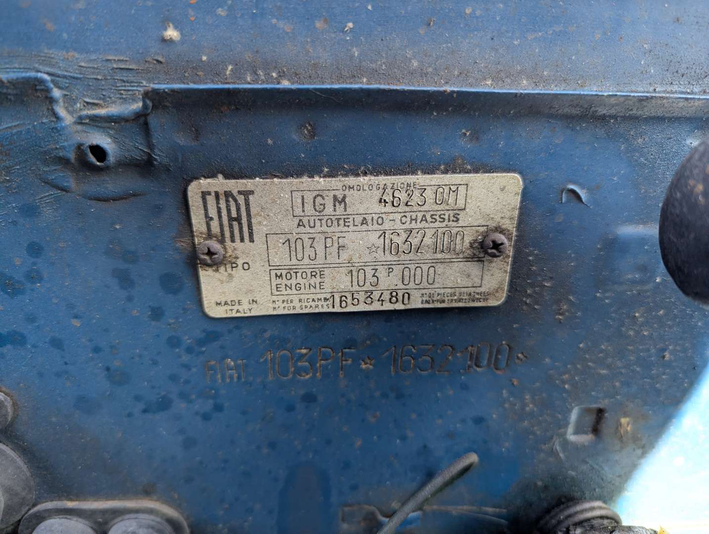 <p>1967 FIAT 1100R LHD</p>