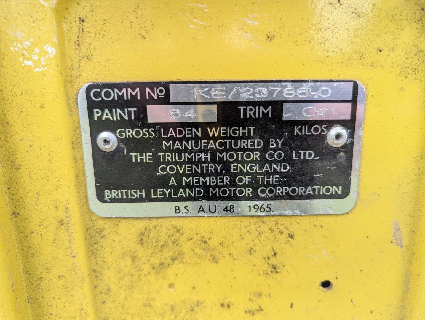 <p>1973 TRIUMPH GT6</p>