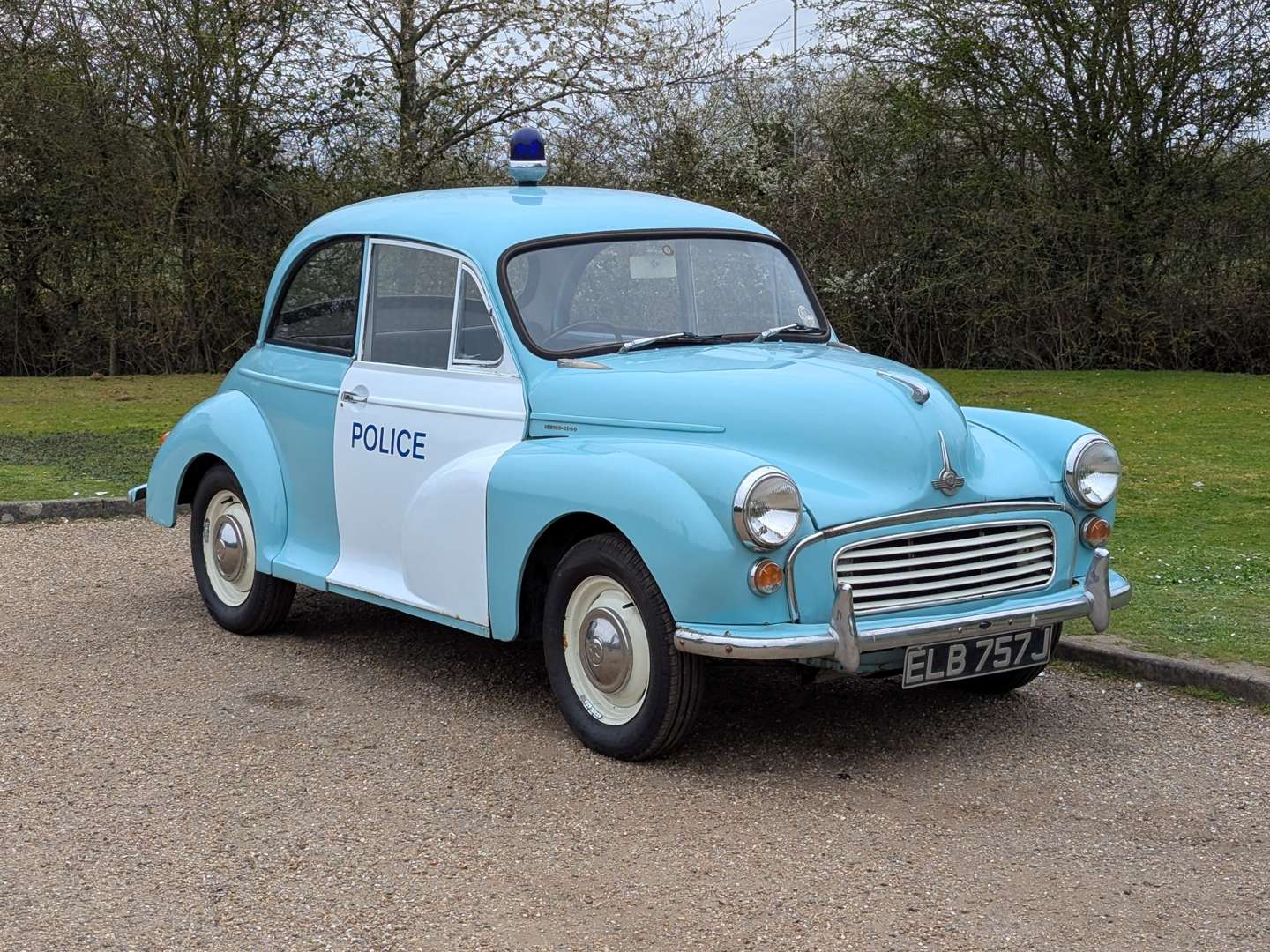 <p>1971 MORRIS MINOR POLICE CAR</p>