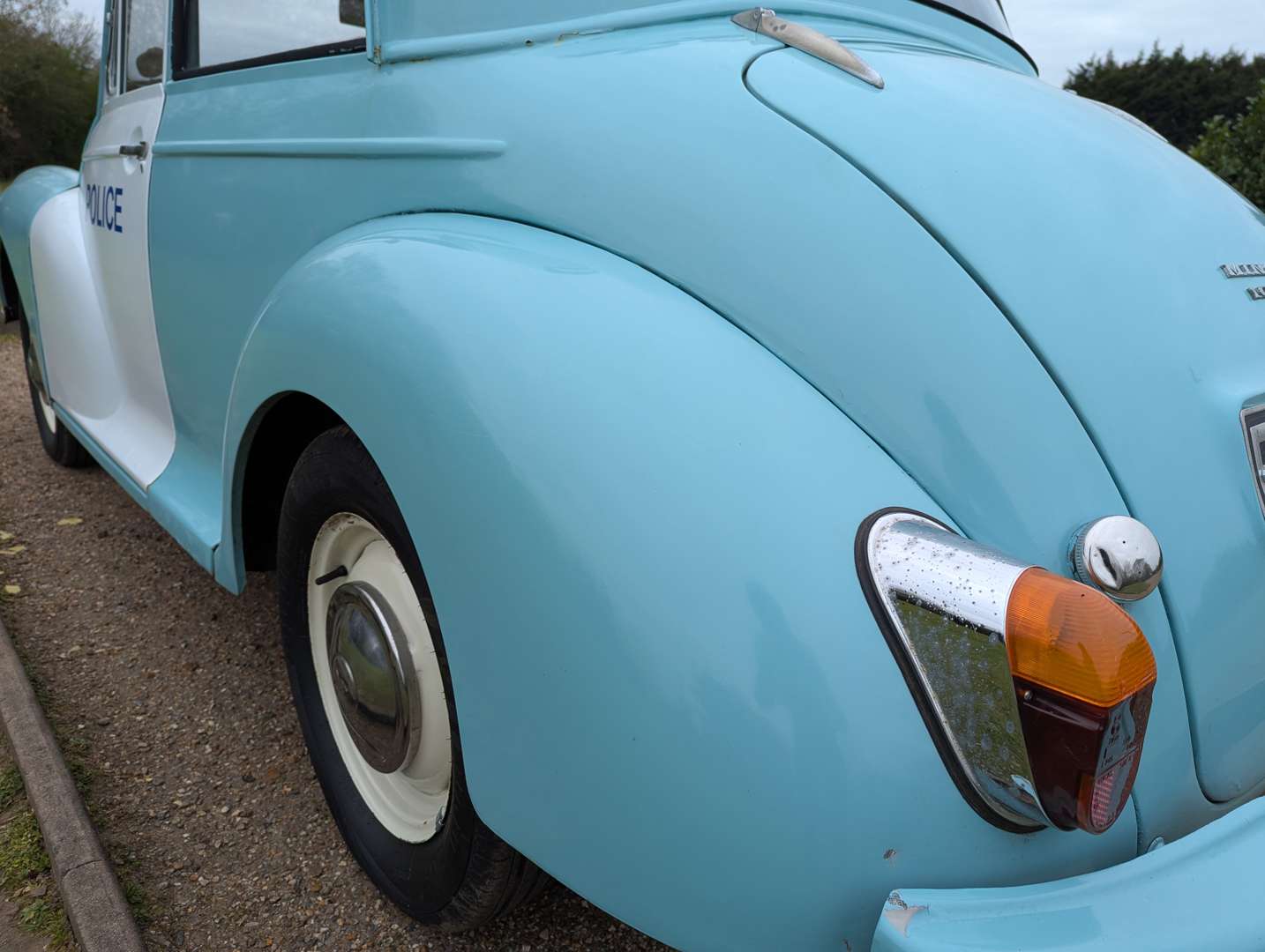 <p>1971 MORRIS MINOR POLICE CAR</p>