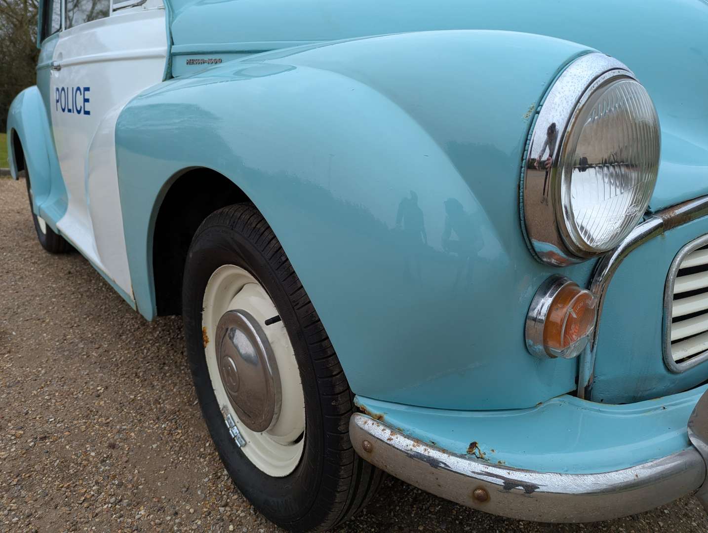<p>1971 MORRIS MINOR POLICE CAR</p>