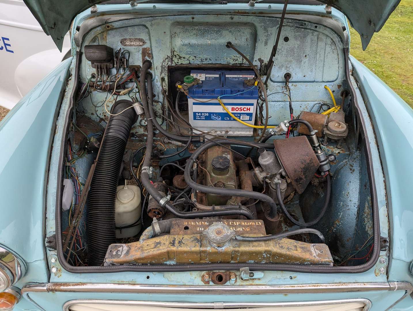 <p>1971 MORRIS MINOR POLICE CAR</p>