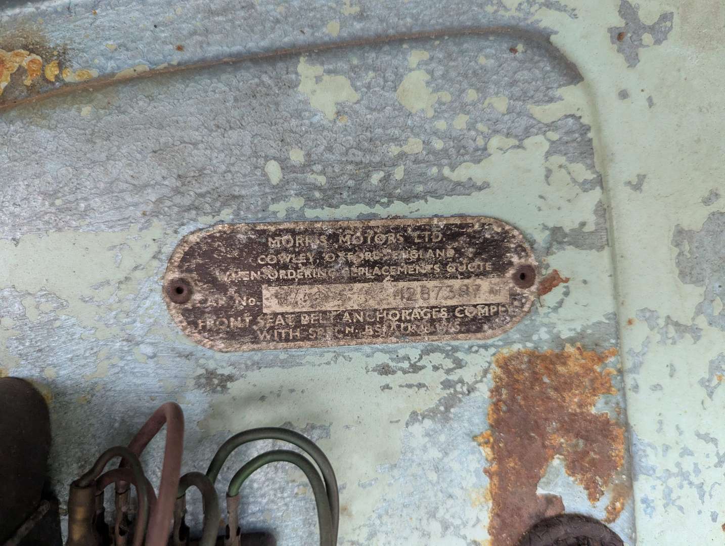 <p>1971 MORRIS MINOR POLICE CAR</p>