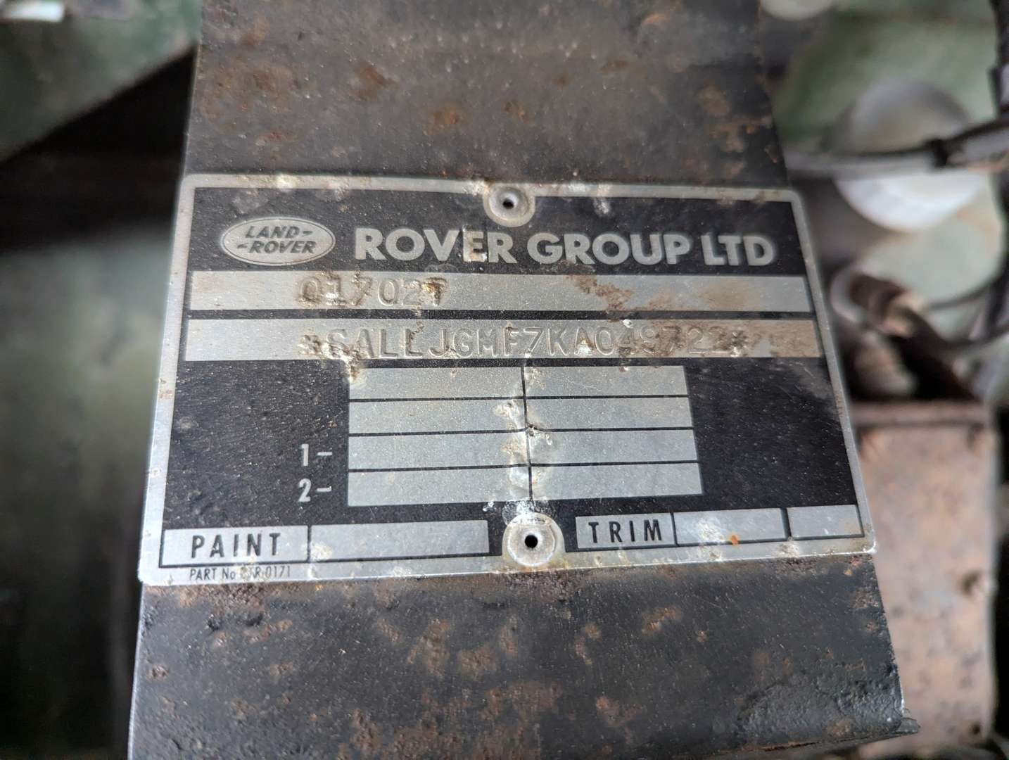 <p>1993 LAND ROVER ‘HYBRID’</p>