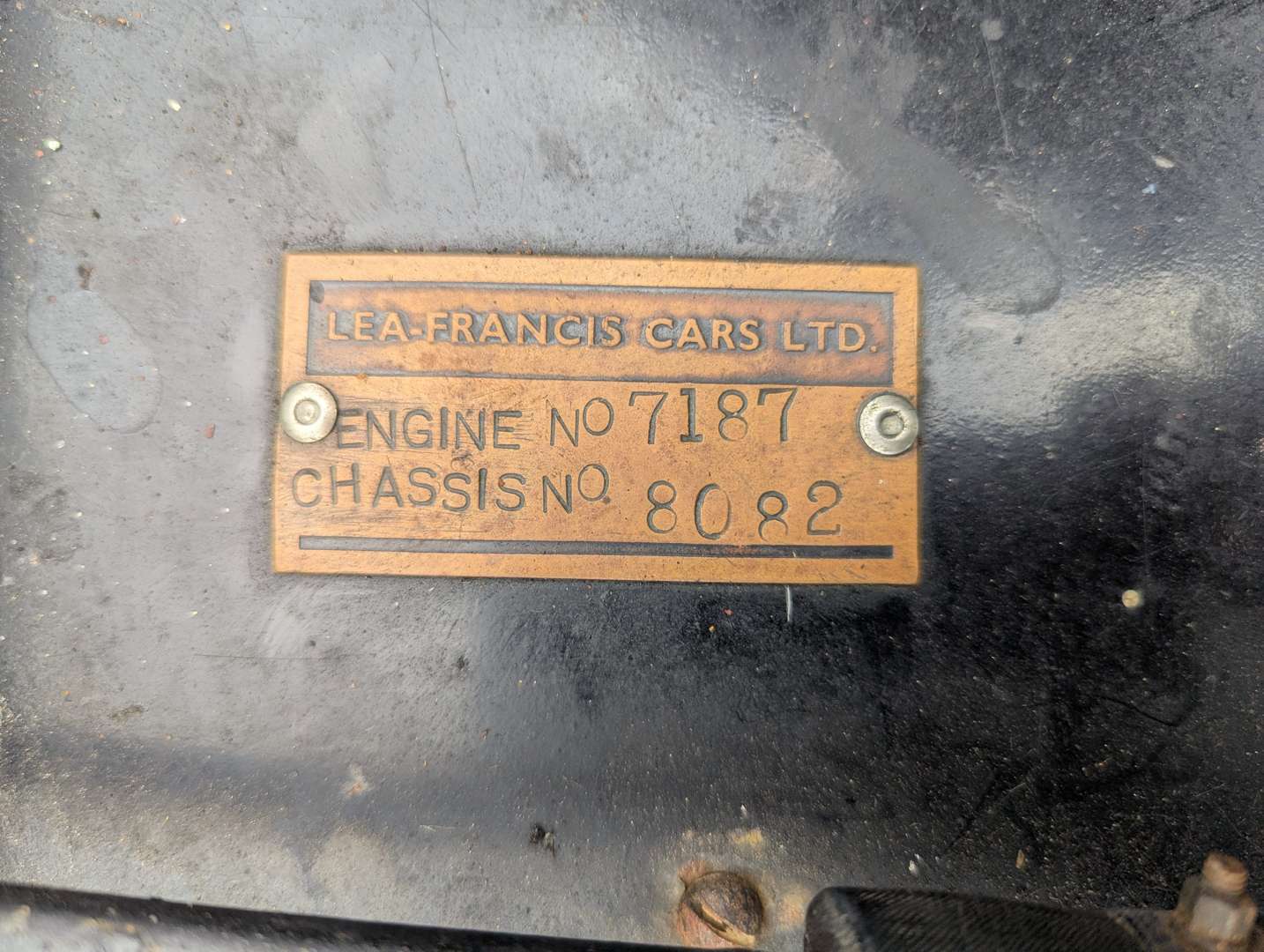 <p>1950 LEA FRANCIS 4-LIGHT SALOON</p>