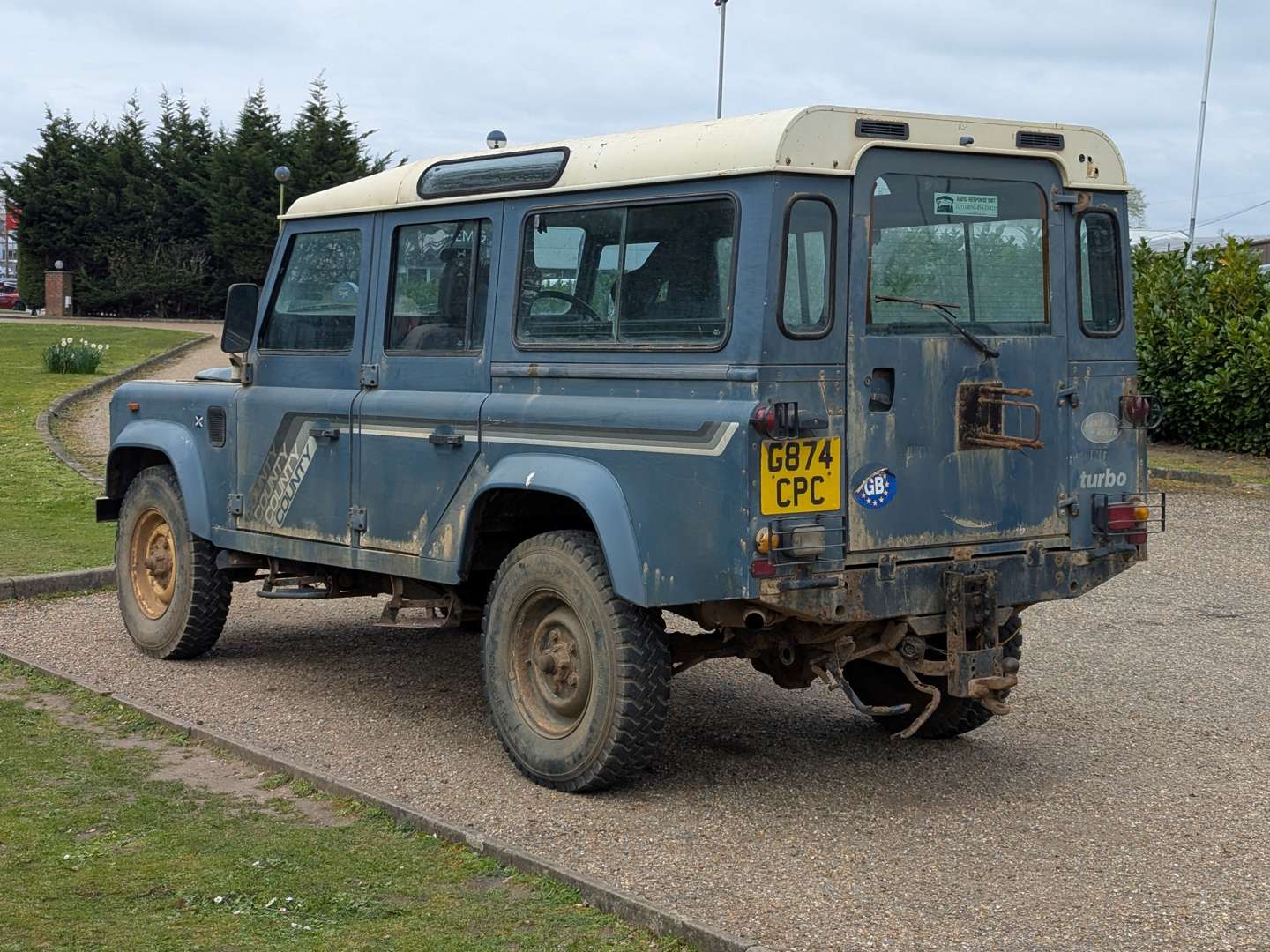 <p>1989 LAND ROVER ONE TEN COUNTY D TURBO</p>