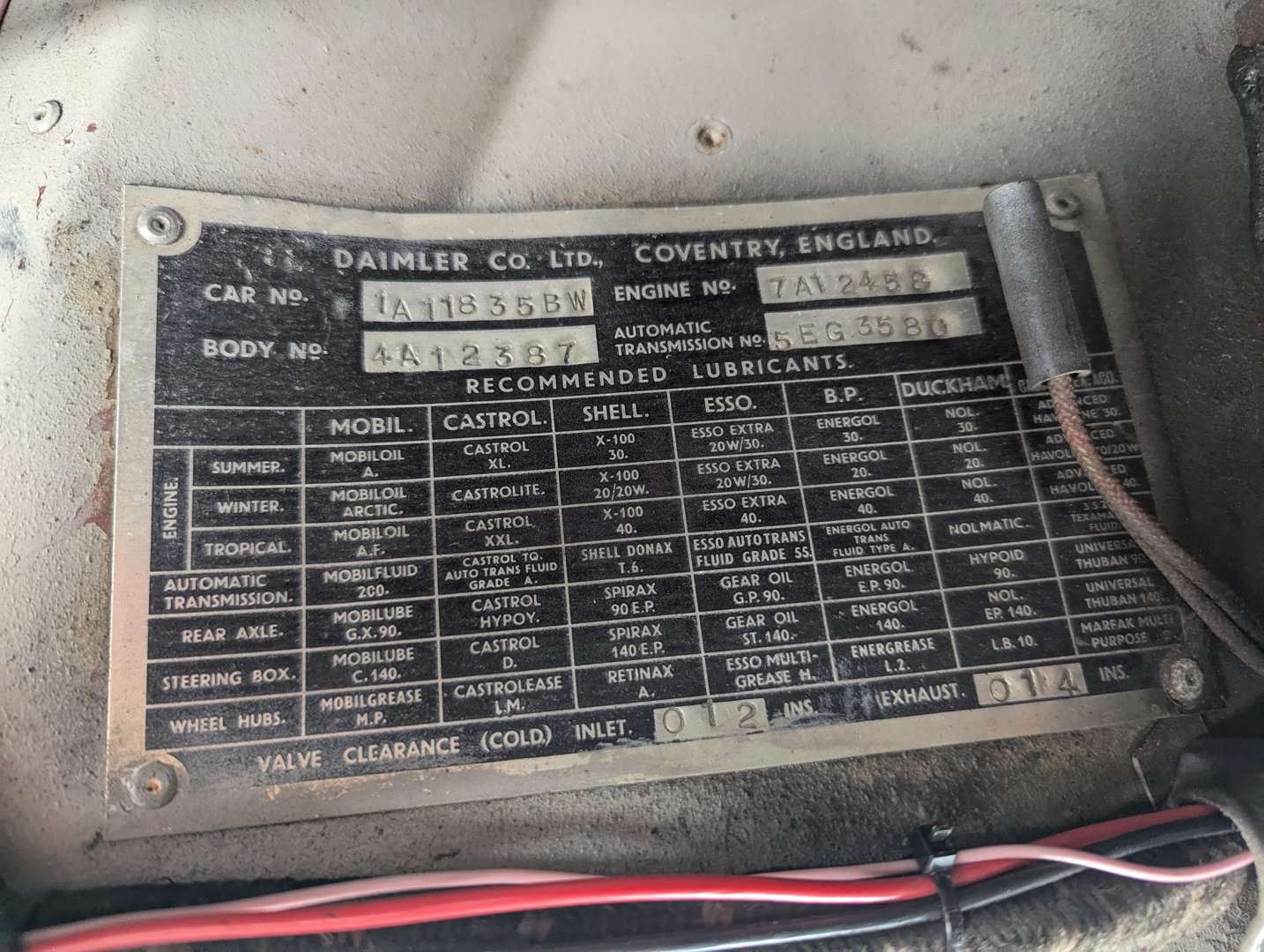 <p>1966 Daimler V8 250</p>