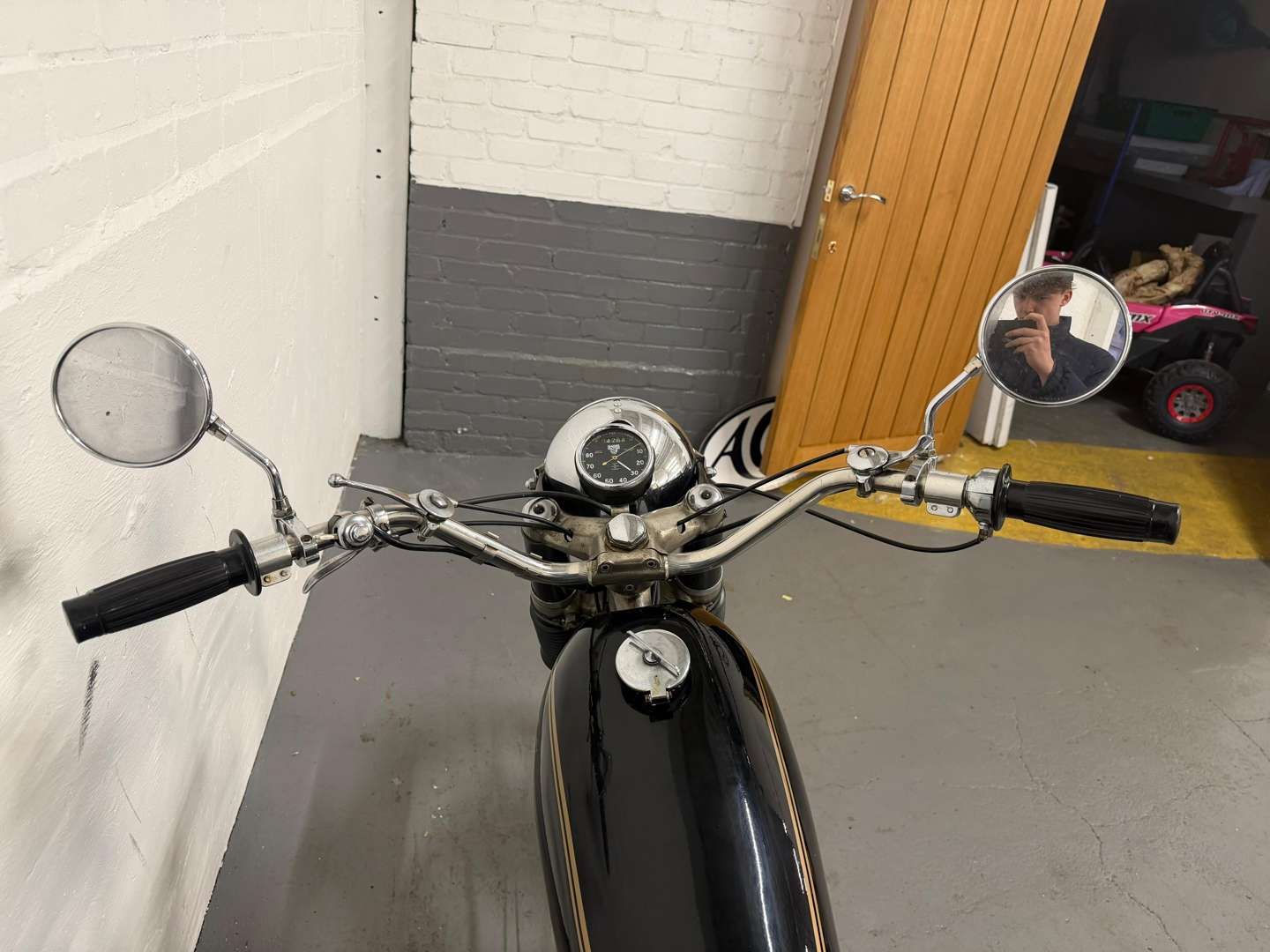 <p>1956 AJS CS 500</p>