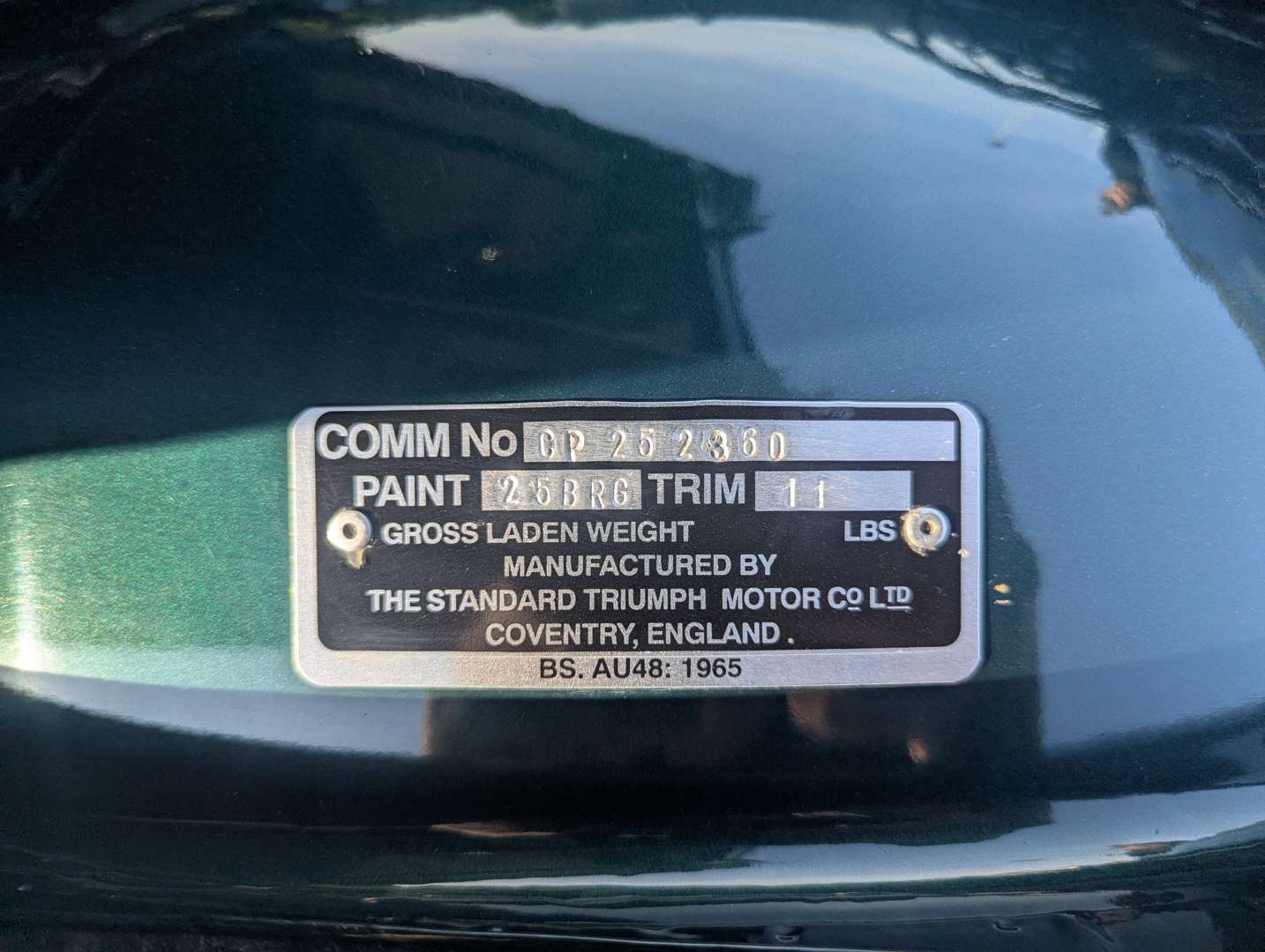 <p>1969 TRIUMPH TR6</p>