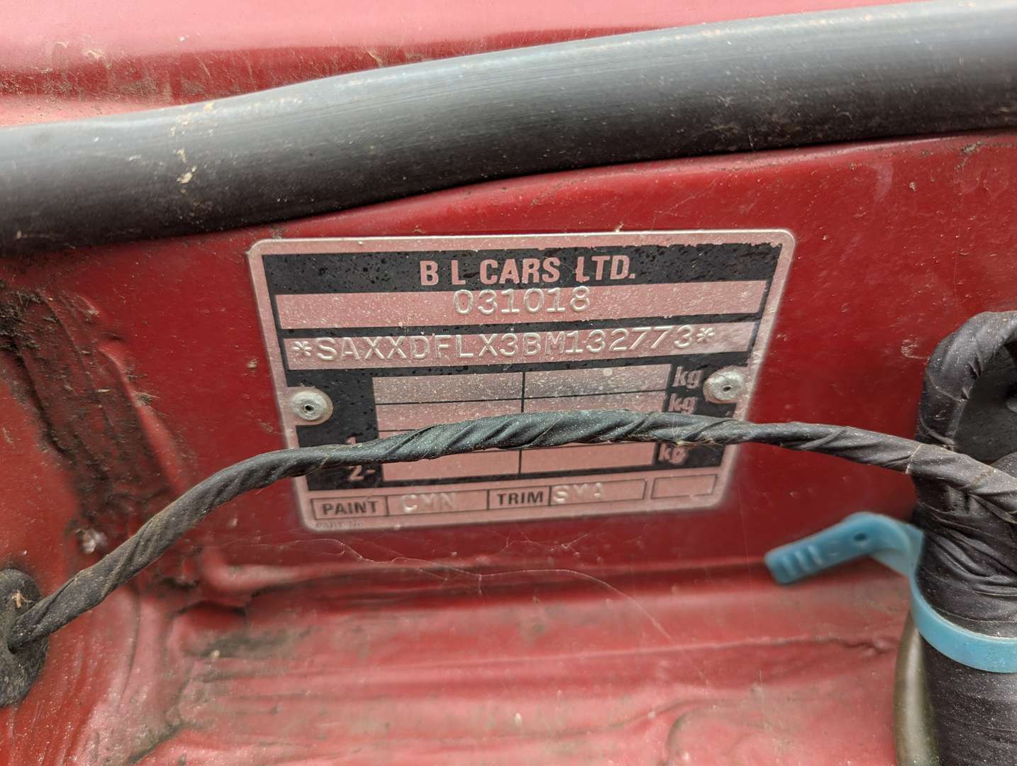 <p>1982 TRIUMPH ACCLAIM HLS TRIO AUTO</p>