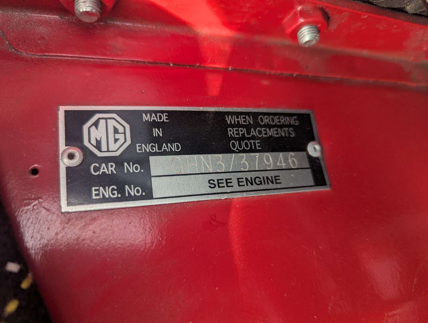 <p>1964 MG B ROADTSER</p>