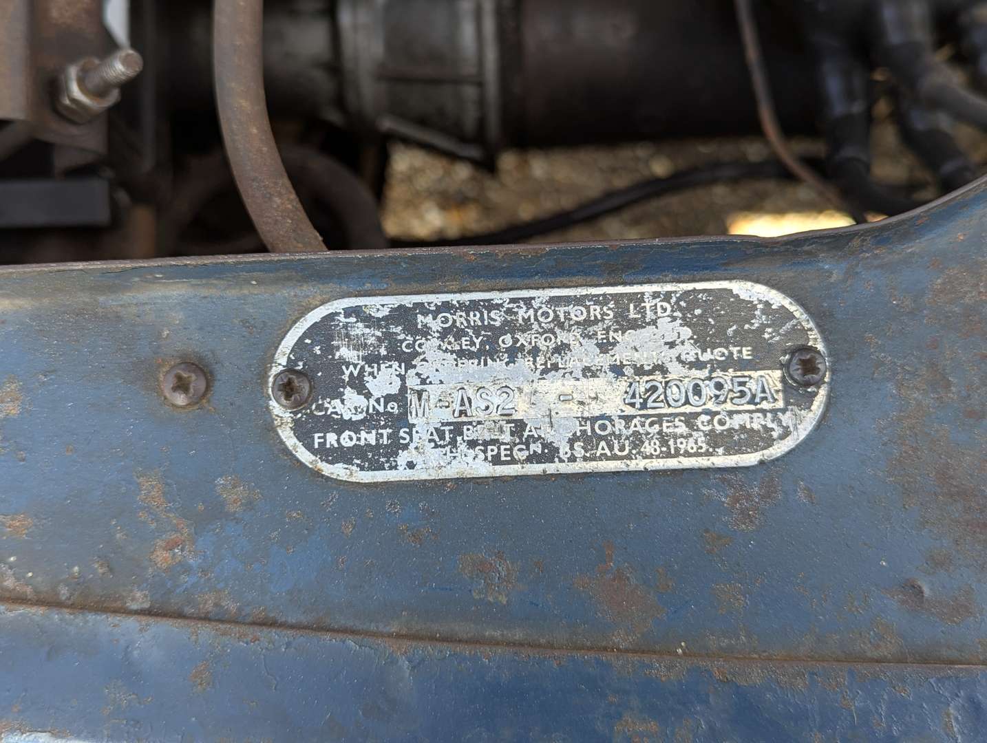 <p>1968 MORRIS 1100 MKII</p>