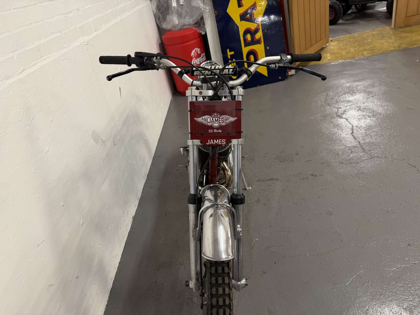 <p>1957 JAMES TRIALS BIKE</p>