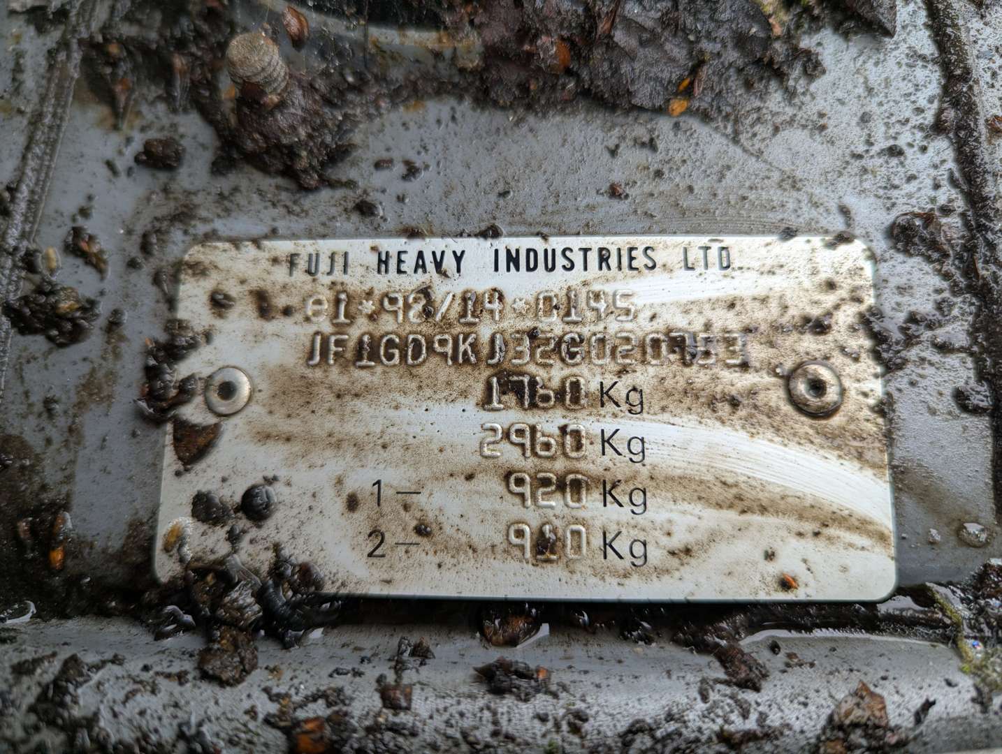 <p>2003 SUBARU IMPREZA GX AWD</p>