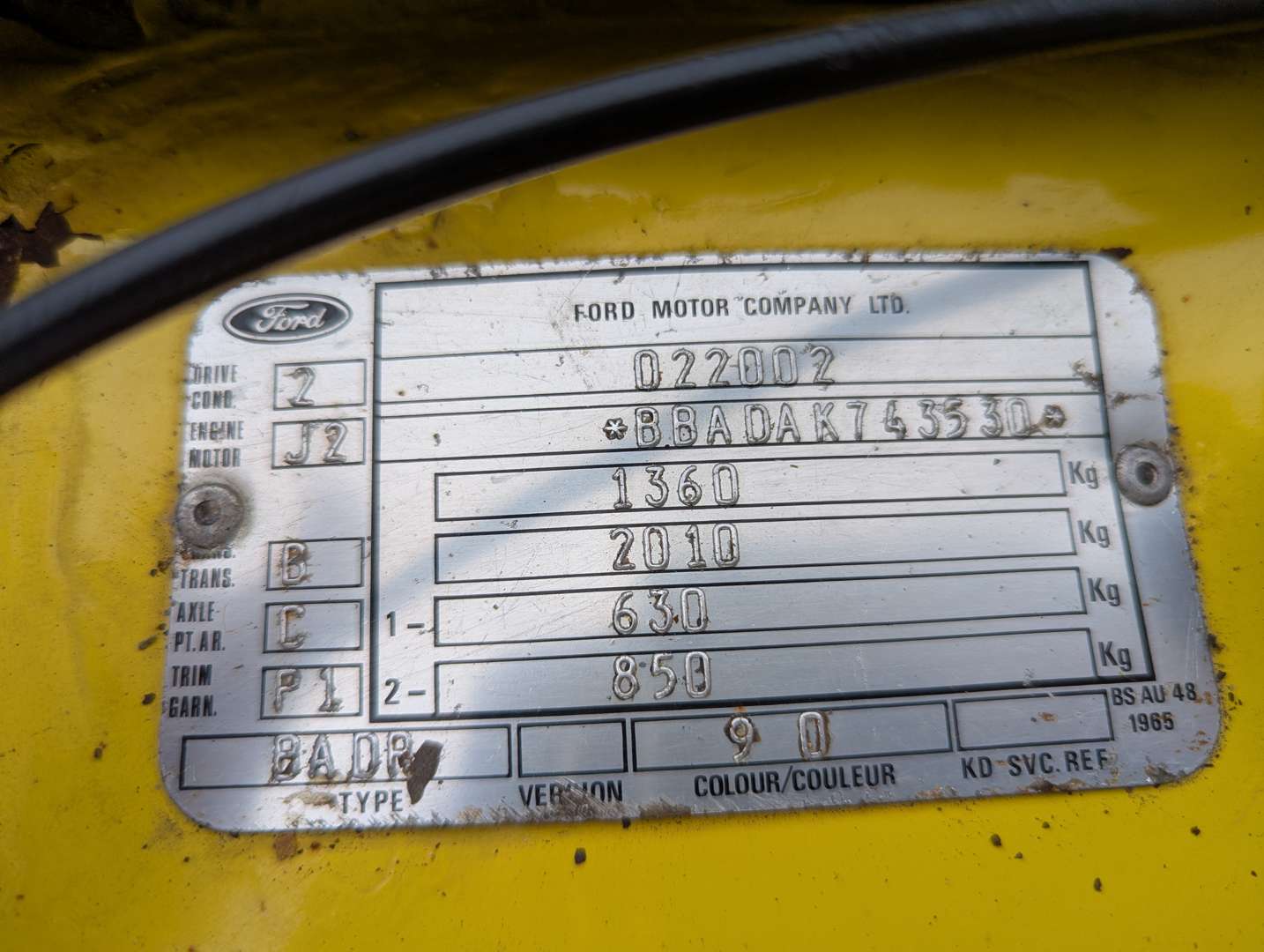 <p>1980 FORD ESCORT 1300 GL</p>