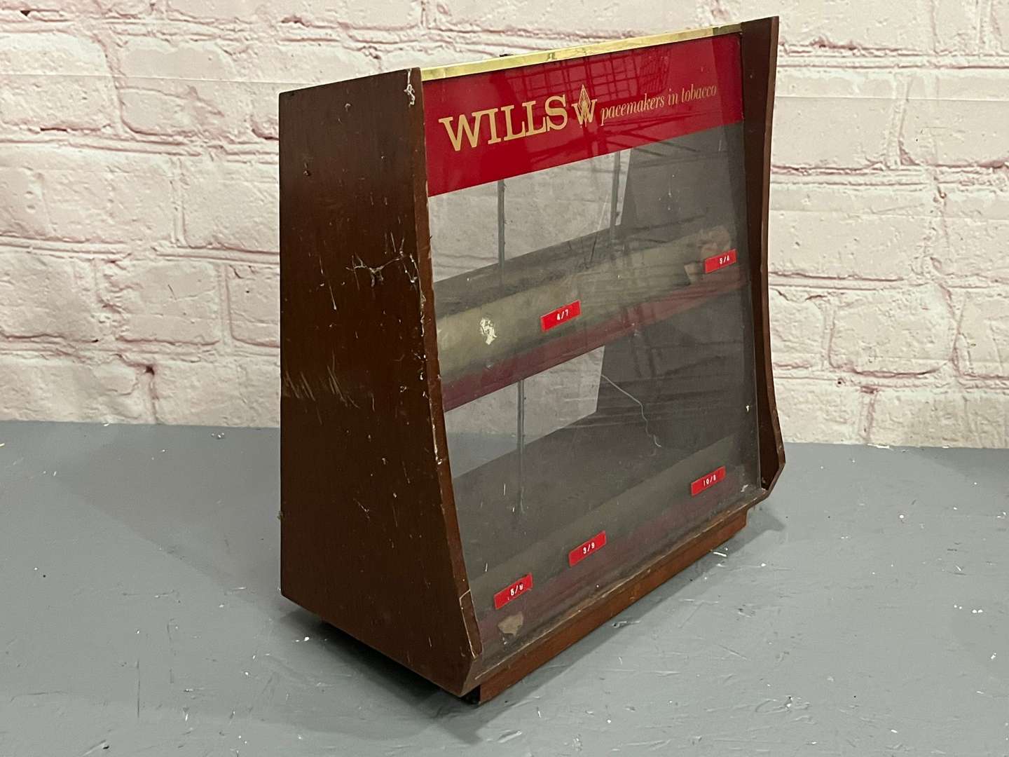 <p>Wills Tobacco Shop Display and J.R Freeman Sign on Board (2)</p>