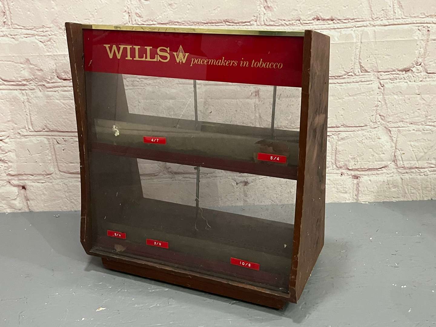 <p>Wills Tobacco Shop Display and J.R Freeman Sign on Board (2)</p>