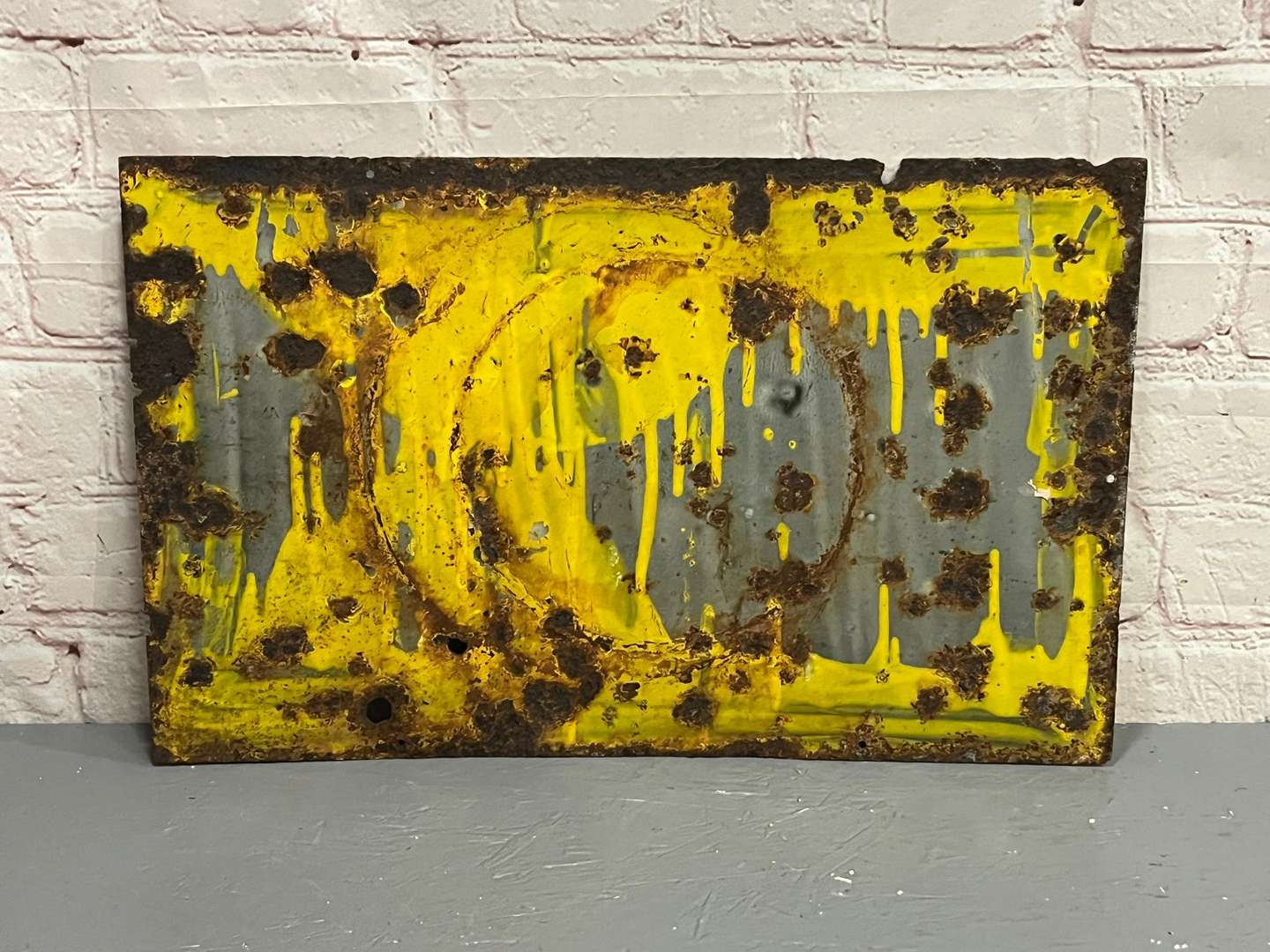 <p>J.H Measures & Sons, High Class Aerated Waters Enamel Sign</p>