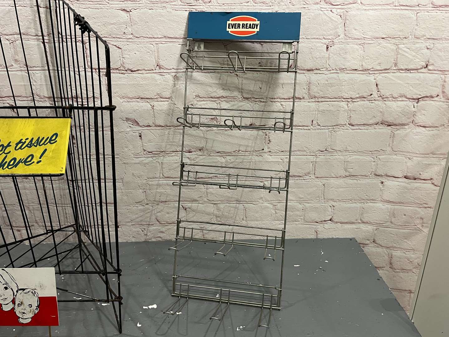 <p>Four Wirework Shop Display Stands</p>