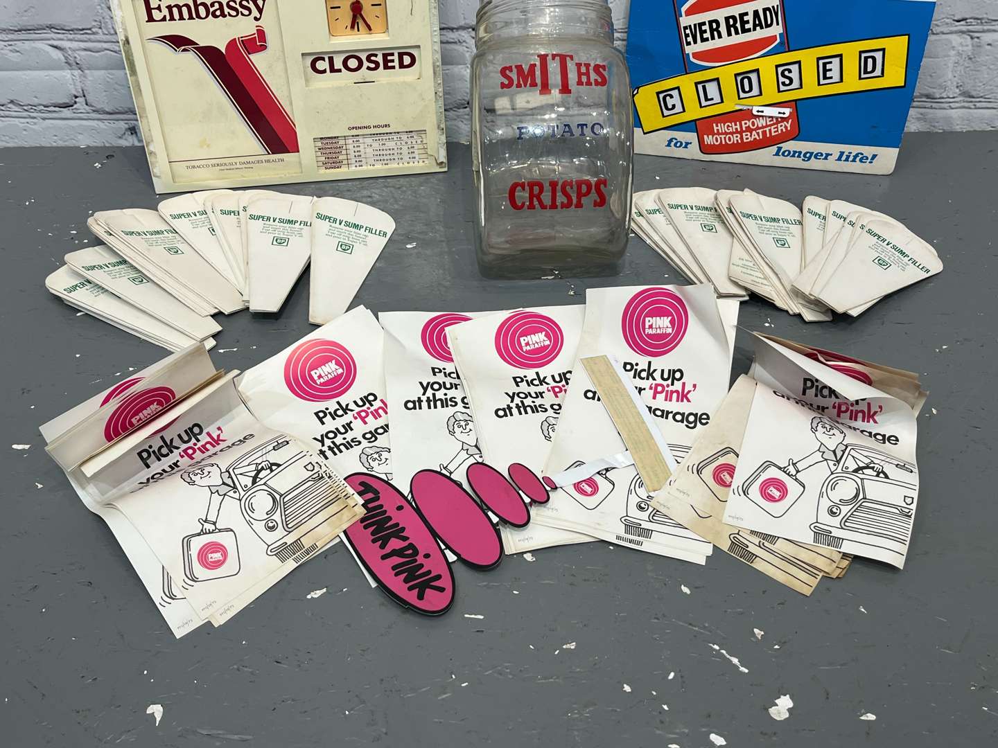 <p>Mixed Lot of Shop Advertising Items</p>