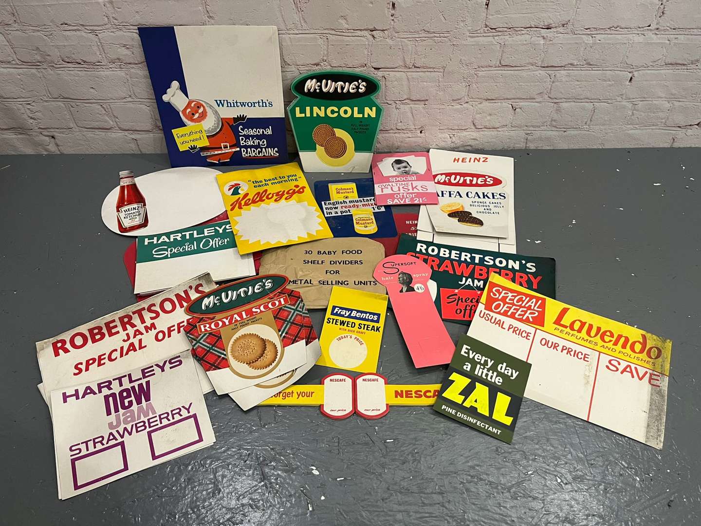 <p>Quantity of 1970/80's Shop Advertising&nbsp;</p>