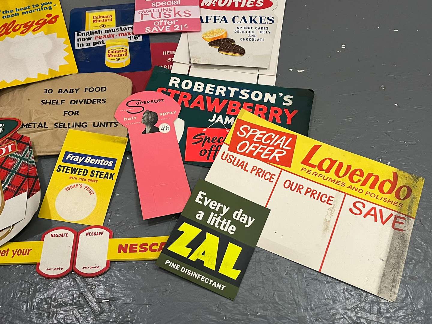 <p>Quantity of 1970/80's Shop Advertising&nbsp;</p>