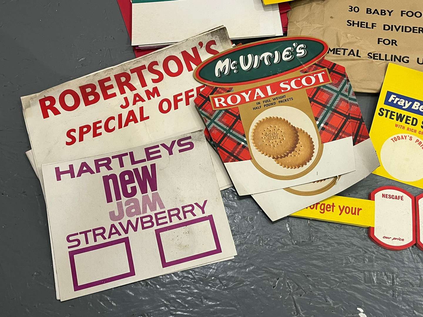 <p>Quantity of 1970/80's Shop Advertising&nbsp;</p>