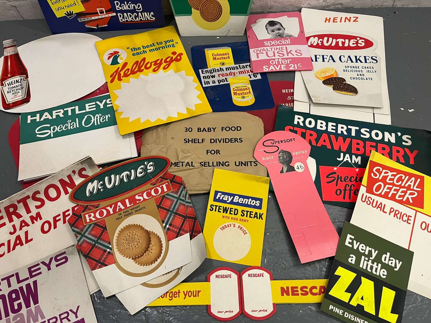 <p>Quantity of 1970/80's Shop Advertising&nbsp;</p>