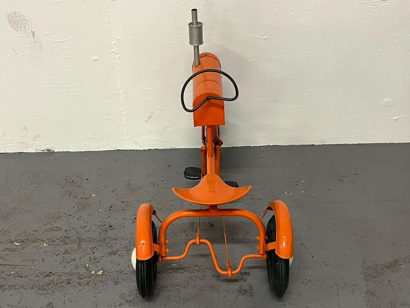 <p>Tri-ang Tin Plated Pedal Tractor</p>