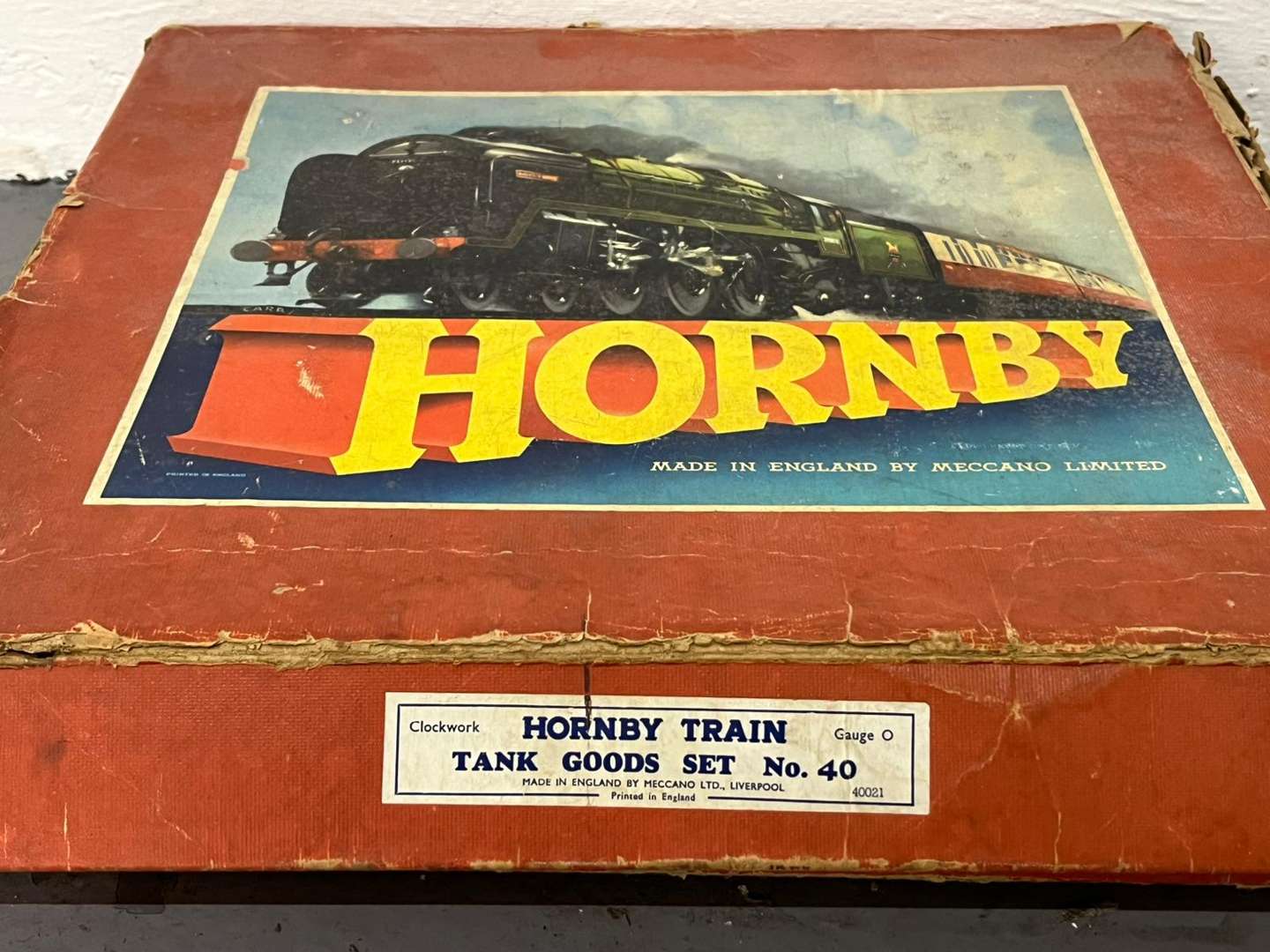 <p>Boxed Hornby Train Set “Tank Goods" Set No 49</p>