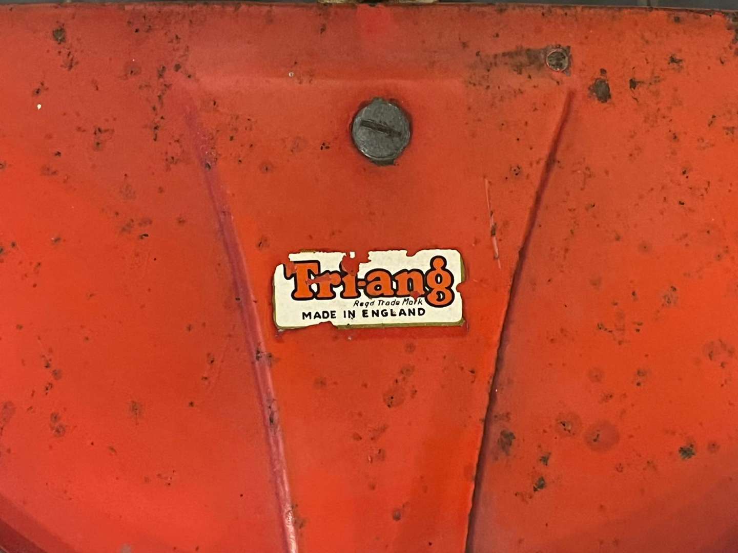 <p>Tri-ang Tin Plated Childs Pedal Car</p>