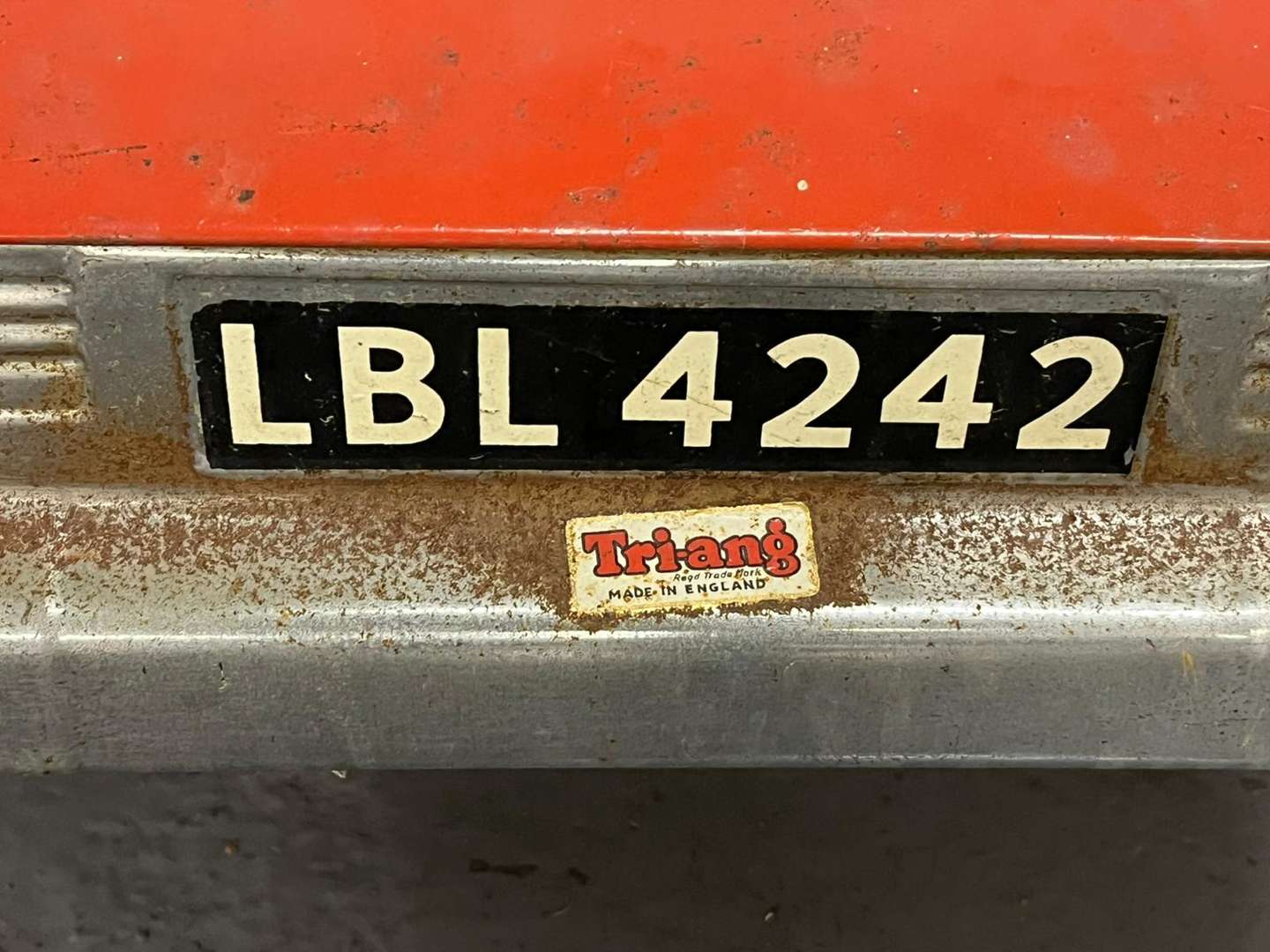 <p>Tri-ang Tin Plated Childs Pedal Car</p>