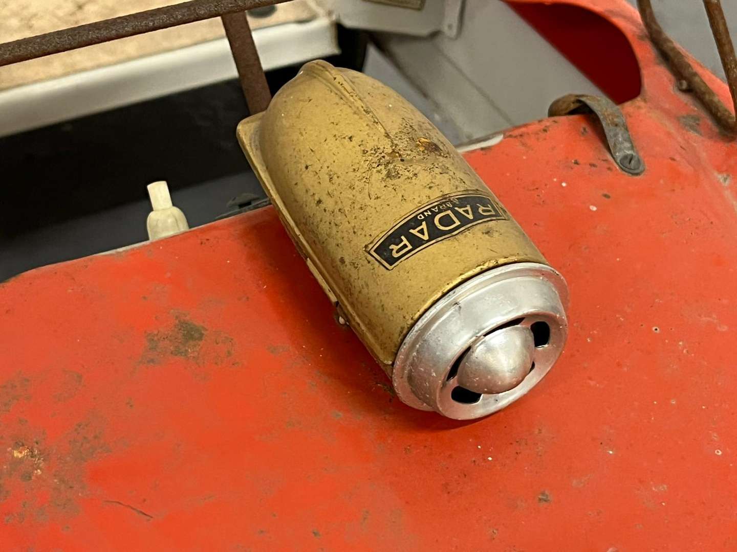 <p>Tri-ang Tin Plated Childs Pedal Car</p>