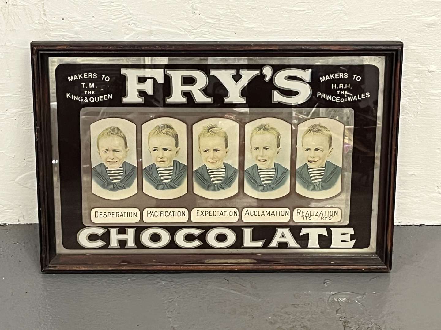 <p>Fry's Chocolate Framed Mirror</p>