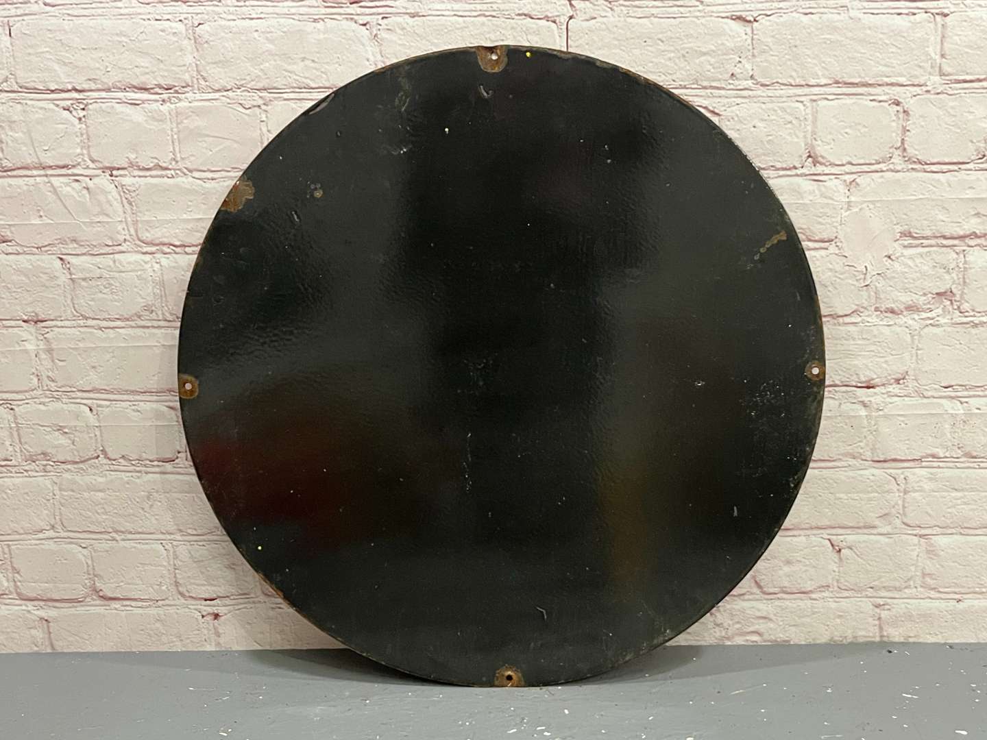 <p>Harley-Davidson Motorcycles Circular Enamel Sign</p>