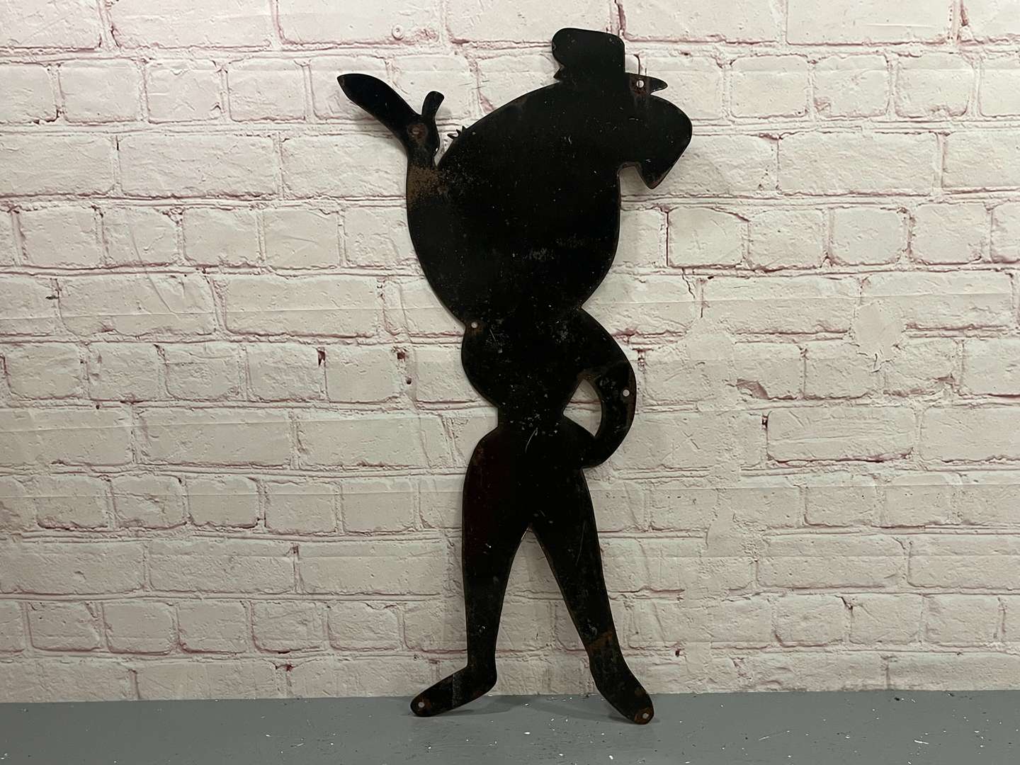 <p>Mrs Drip Enamel Sign</p>