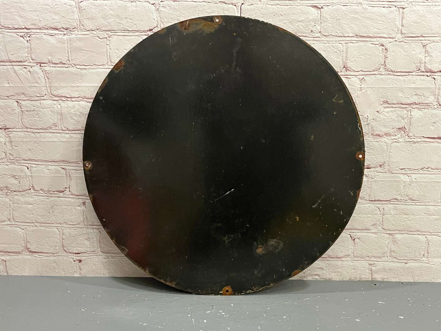 <p>Pepsi-Cola Circular Enamel Sign</p>