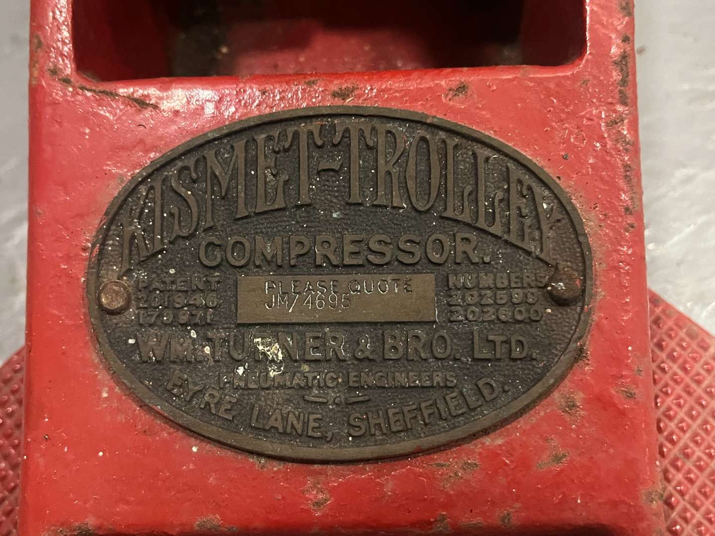 <p>Kismet Trolley Compressor&nbsp;</p>