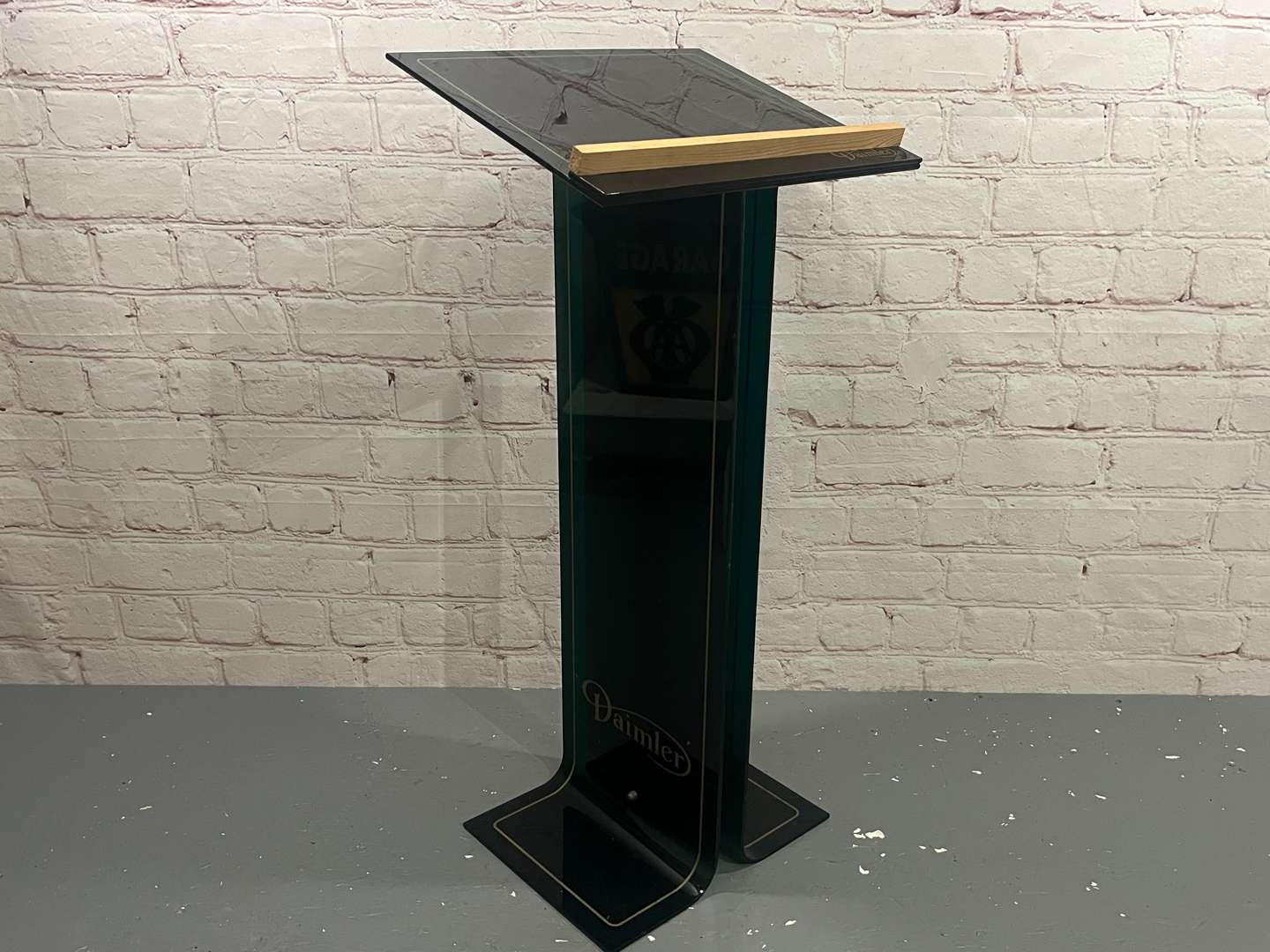 <p>Daimler Perspex Lectern&nbsp;</p>