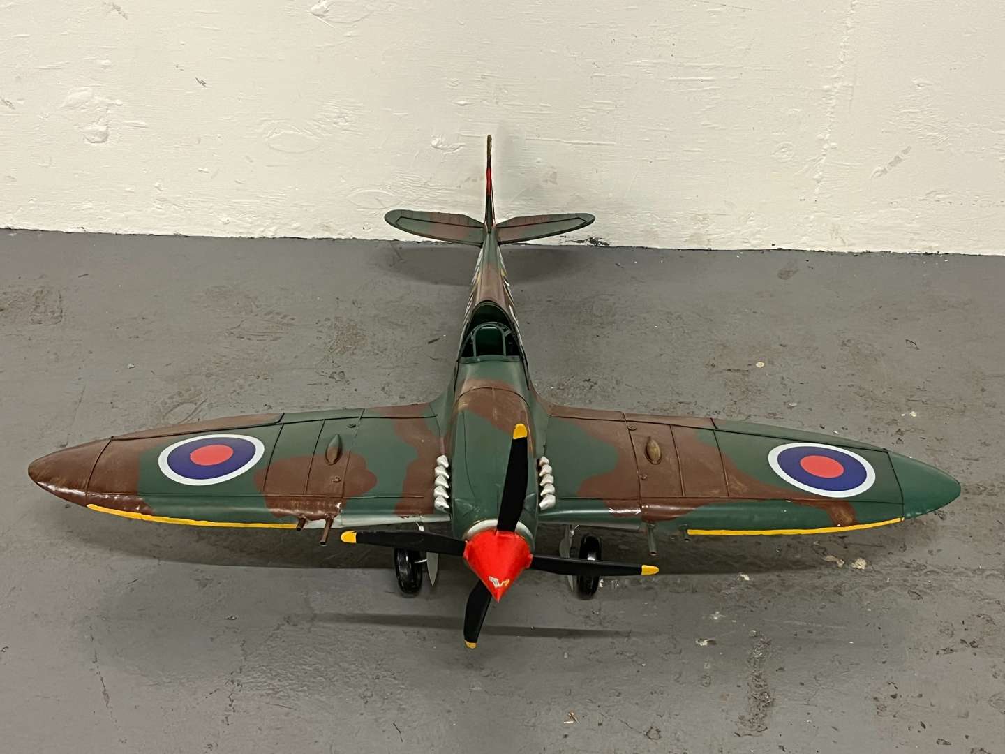 <p>Large Tin Plate Model of a Spitfire</p>
