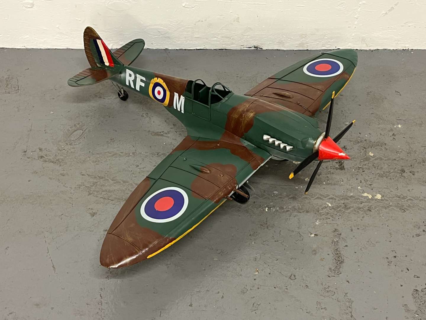 <p>Large Tin Plate Model of a Spitfire</p>