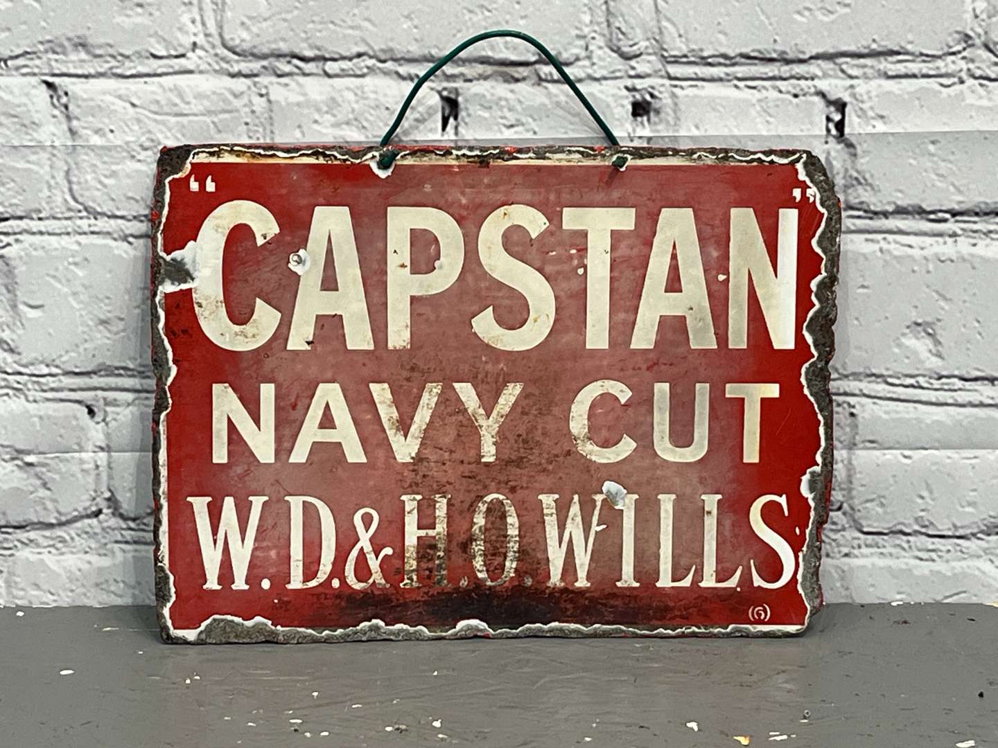 <p>Wills Gold Flake Cigarettes Enamel Sign</p>