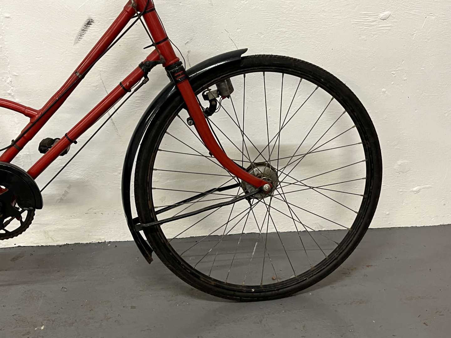 <p>Vintage Red Tandem Bicycle&nbsp;</p>