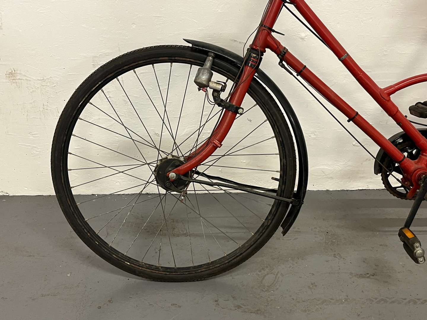 <p>Vintage Red Tandem Bicycle&nbsp;</p>