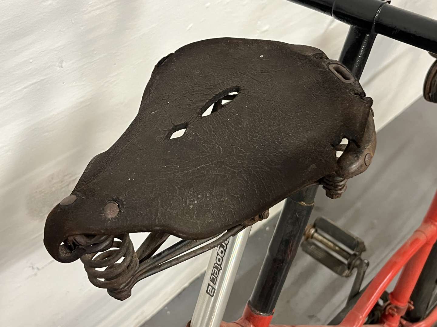 <p>Vintage Red Tandem Bicycle&nbsp;</p>